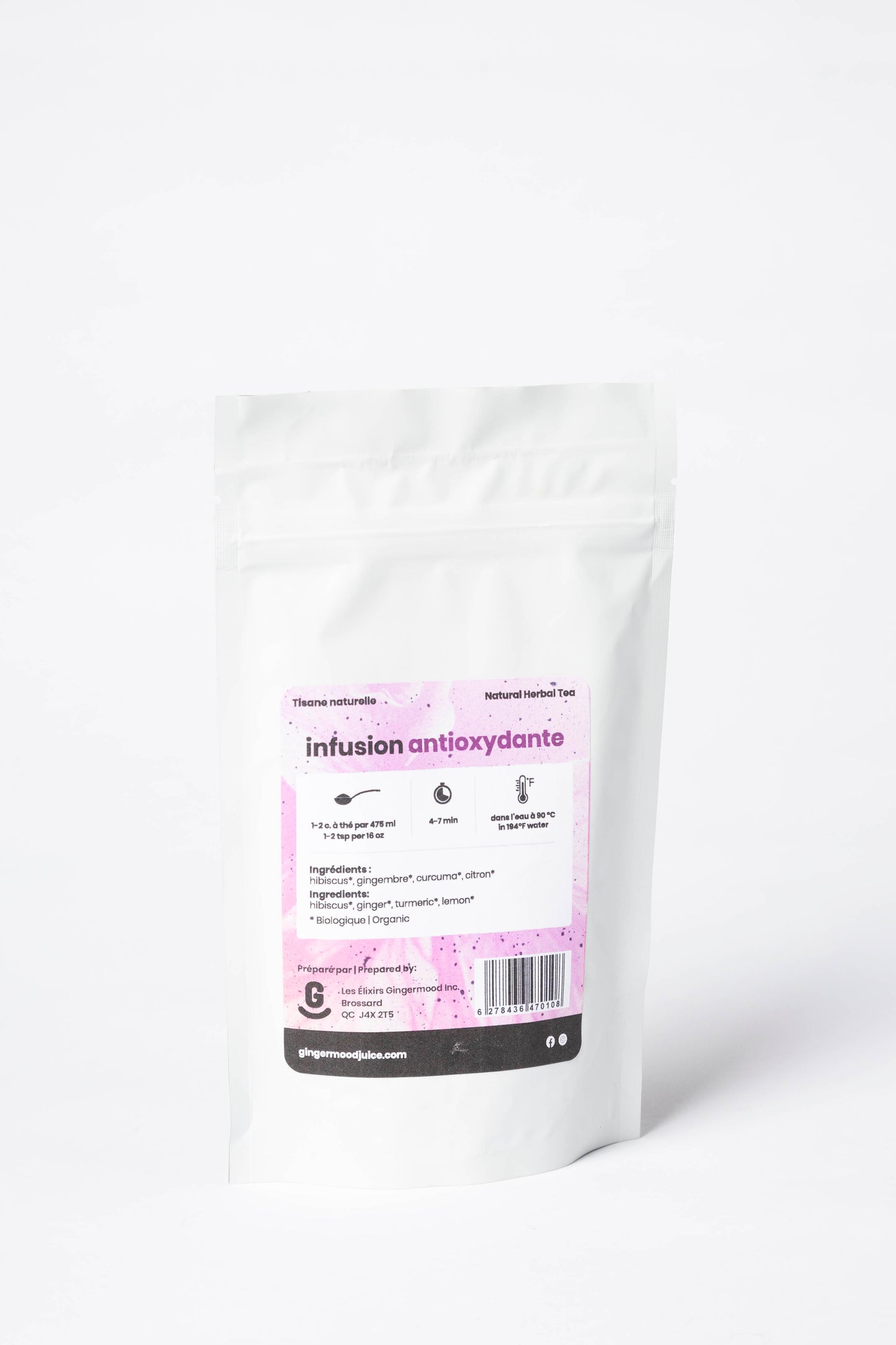 Infusion Antioxydante — informations produit
