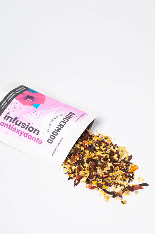 Infusion Antioxydante — hibiscus et mélange en vrac