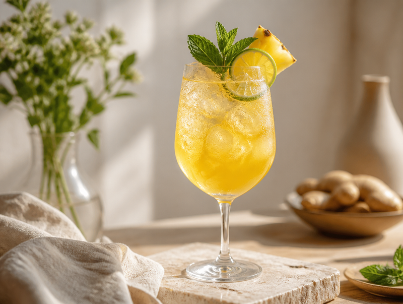 Le mojito givré au Ginger-Ananas