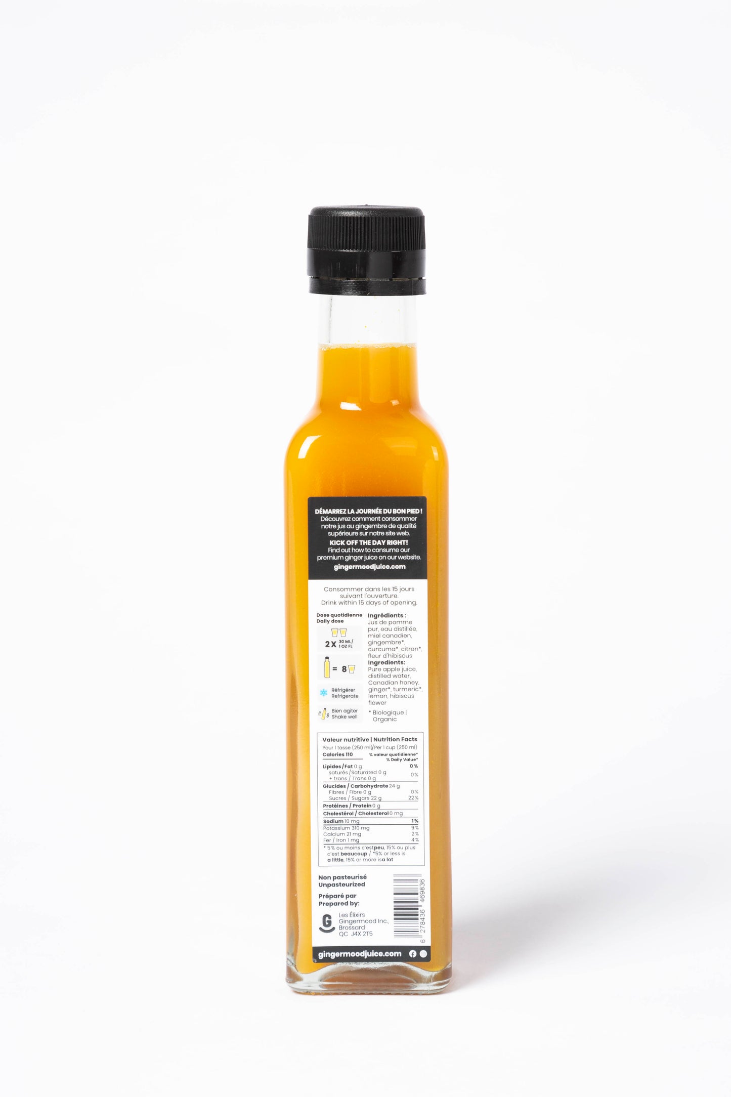fmt:250 | GingerPomme — ingrédients et valeurs nutritives (250 ml)