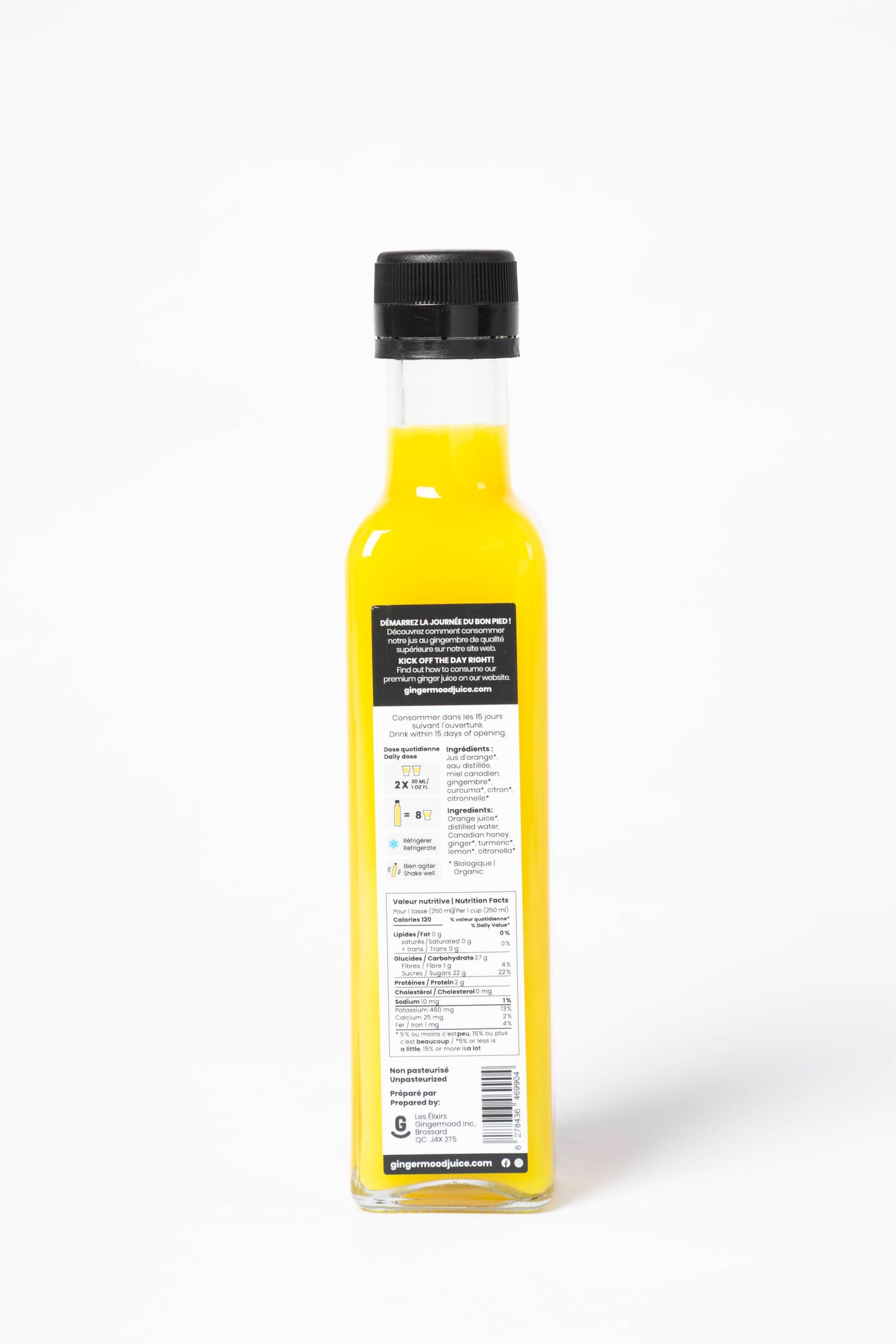 fmt:250 | GingerOrange — ingrédients et valeurs nutritives (250 ml)